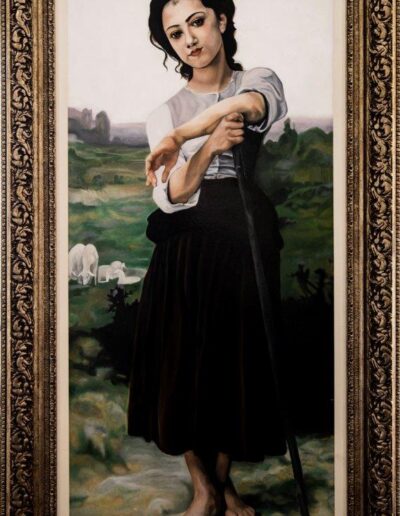 The young Shepherdess (1855) After Bouguereau
