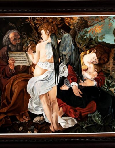 The rest on the flight into Egypt 1596-1598 After Caravaggio