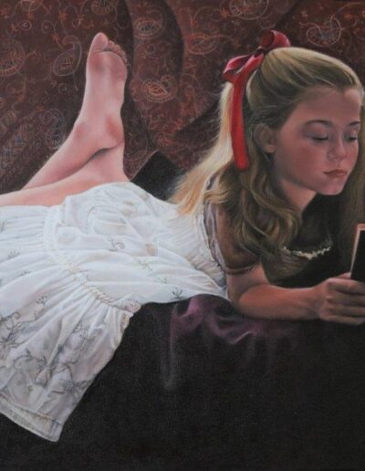 Story About The Red Ribbon (Canvas)